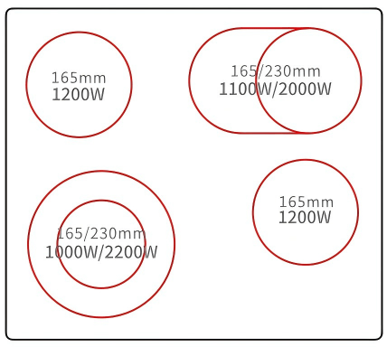 Buld-in ceramic hobs DFY-CF6601 2 Buld-in ceramic hobsDFY-CF6601