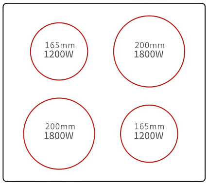 Buld-in ceramic hobs DFY-CFH6001X 2 Buld-in ceramic hobsDFY-CFH6001X