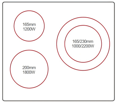 Buld-in ceramic hobs DFY-CT5201 2 Buld-in ceramic hobsDFY-CT5201