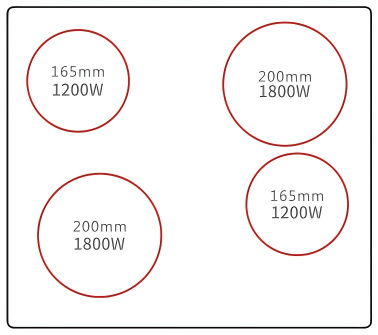 Buld-in ceramic hobs DFY-CF6036S 2 Buld-in ceramic hobsDFY-CF6036S