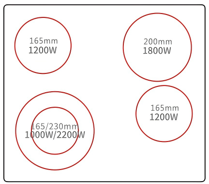 Buld-in ceramic hobs DFY-CF6401 2 Buld-in ceramic hobsDFY-CF6401