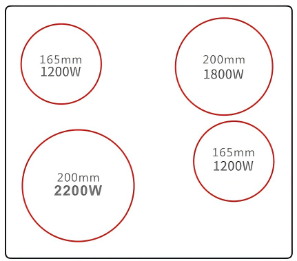 Buld-in ceramic hobs DFY-CF6410S 2 Buld-in ceramic hobsDFY-CF6410S