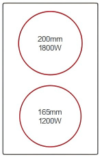 Buld-in ceramic hobs DFY-CD3001X 2 Buld-in ceramic hobsDFY-CD3001X