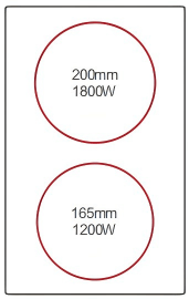 Buld-in ceramic hobs DFY-CD3035S 2 Buld-in ceramic hobsDFY-CD3035S